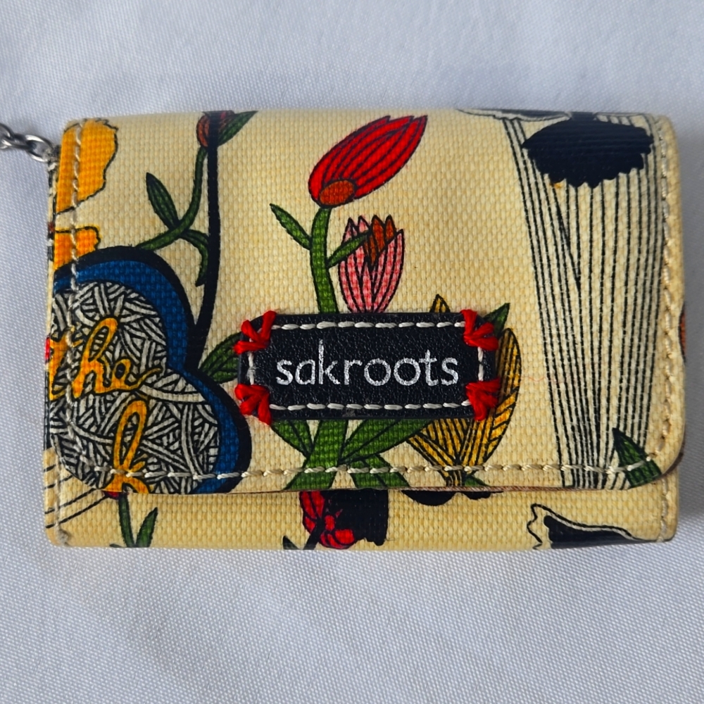 Sakroots Flap ID keychain wallet
